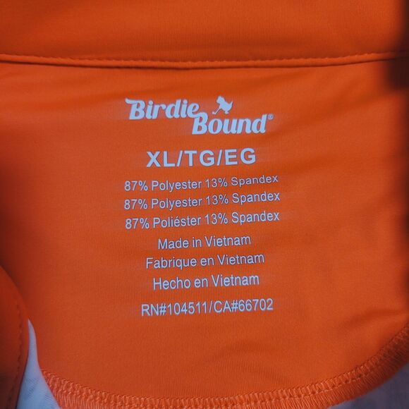 Birdie Bound Golf Pullover Mens XL Gray Cocktail Print 1/4 Zip Pockets Stretch - Picture 5 of 11